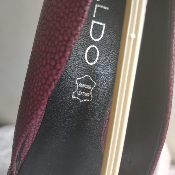 Aldo heels size 7 genuine Leather - Picture 6 of 6